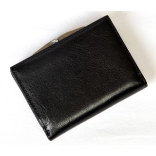 Tony Perotti Italico Ultimo Tri Fold Wallet with Framed Coin Pocket