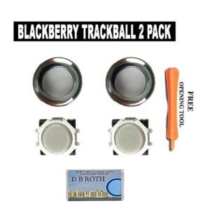 (2 Pack) Blackberry Trackball / Joystick / Navigate / Pearl / Ring Repair Replacement Fix Fixing for Rim (X2) for Blackberry Pearl 8100 8130 Cell Phones & Accessories