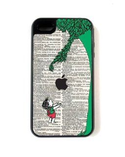 iPhone 4 Case   Hard Capsule Case iPhone 4/4s Case   Giving Tree Illustration Cell Phones & Accessories