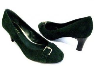 RALPH LAUREN SAFFRON PUMP BOTTLE GREEN SUEDE WOMEN SHOE SIZE 9.5 B Shoes