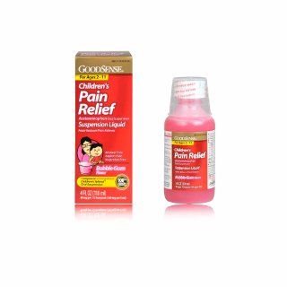Good Sense Acetaminophen Children's Pain Reliever Oral Suspension Liquid, Cherry Flavor, 160 mg, 4 Fluid Ounce Health & Personal Care