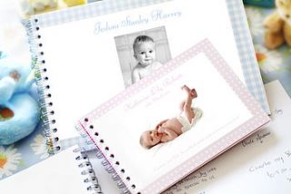 personalised new baby book old by amanda hancocks