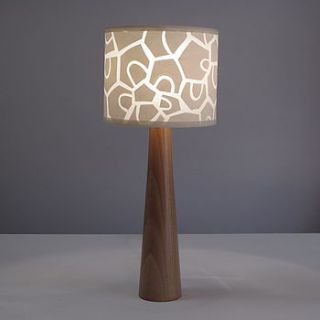 small patchwork petal lamp by helen rawlinson