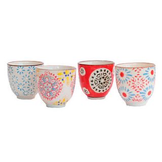 bohemia tea cups set by idyll home ltd