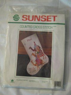 Sunset Counted Cross Stitch Stocking 'Following The Star' 2908 Designed by Nancy Greiger Sutton