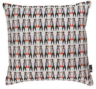 chit chat cushion by emma lonsdale