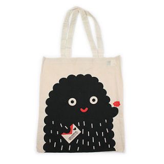 dust eco tote bag by noodoll
