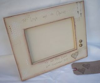 wedding wooden picture frame by the crafts house