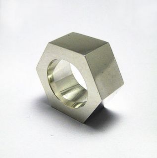 large nut ring by daniel darby jewellery