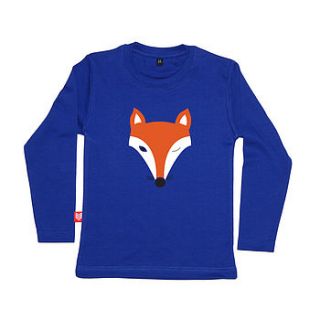 girl's 'winky fox' t shirt by sgt.smith