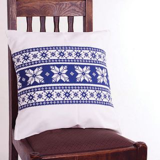 fair isle cushion by hipster spinster