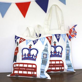 london shopper bag by sweet home london