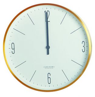 wall clock couture by idyll home ltd