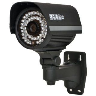 LTS LTCMR601HB 42iR/3.6mm 540TVL 1/3 Inch Sony SuperHAD CCD Night Vision Camera with Fixed Lens, Black.