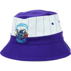 Charlotte Hornets Mitchell and Ness NBA Pin Stripe Bucket Hat