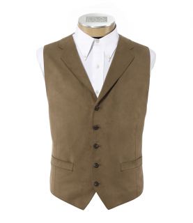 Suede vest with Collar and Lapel JoS. A. Bank Mens Suit