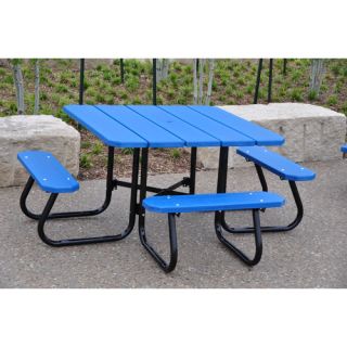 Recycled Plastic Square Picnic Table
