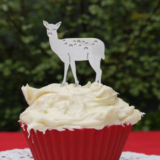deer christmas cake decoration by dowse