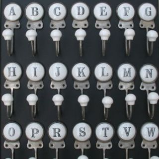 porcelain alphabet hooks by horsfall & wright