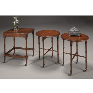 Butler Plantation Cherry 3 Piece Nesting Tables