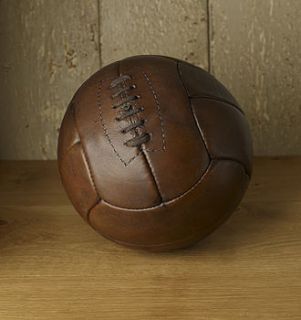 hand sewn leather football by the original home store