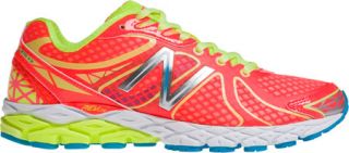 Womens New Balance W870v3   Yellow/Coral Running Shoes