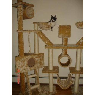 Go Pet Club Cat Tree Condo Furniture, 106 Inch, Beige  Cat Houses And Condos 