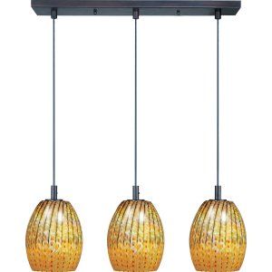 ET2 Lighting ET2 E93073 53BZ Bronze Carte 3 Light Pendant