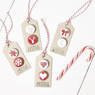 christmas little badges gift tags by sophia victoria joy
