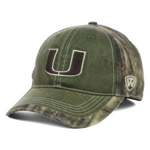 Miami Hurricanes Top of the World NCAA Laylow Camo One Fit Cap