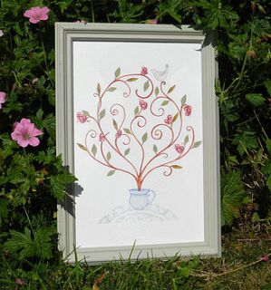 lilac tree print by seedlings cards