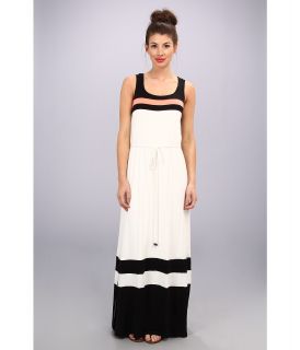 Jessica Simpson Sleeveless Maxi Dress w/ Back Cut Out Womens Dress (Neutral)