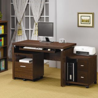Wildon Home ® Castle Pines Computer Desk 800831 Color Oak
