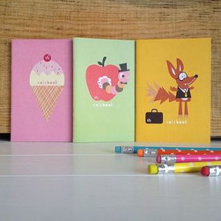 mini notebook for party bags by halfpinthome