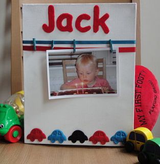 personalised peg display board by max and co