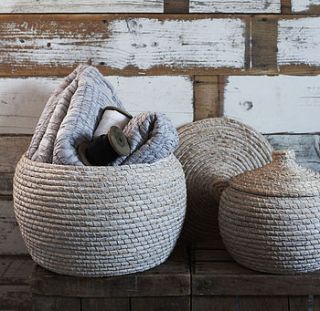 navajo seagrass basket by also home