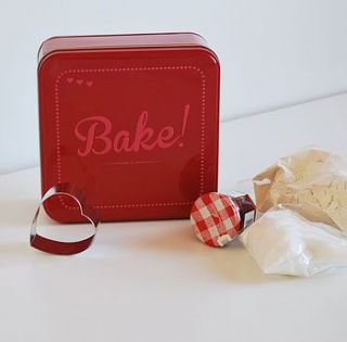 retro style baking kit and tin by a touch of verse