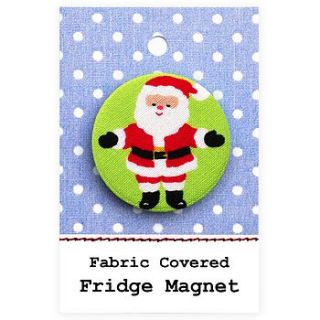 santa fridge magnet xmas stocking filler by jenny arnott cards & gifts