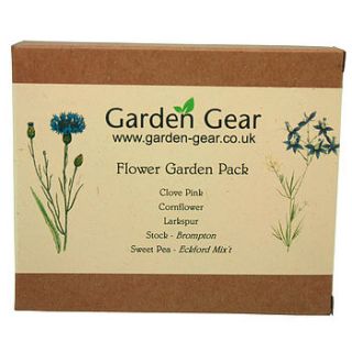 flower garden seed pack by garden gear