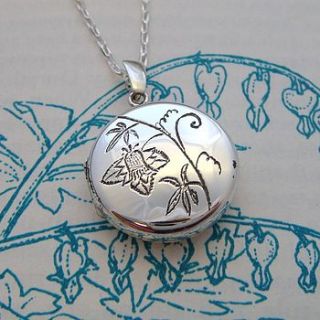 passionflower locket by heather scott jewellery