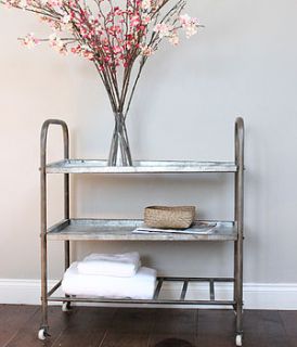 metal storage trolley by the forest & co