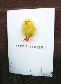 chick easter card by alilia