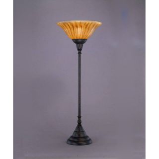 Toltec Lighting Table Lamp with Tiger Glass Shade