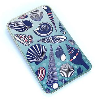 sea shell leather phone case by tovi sorga