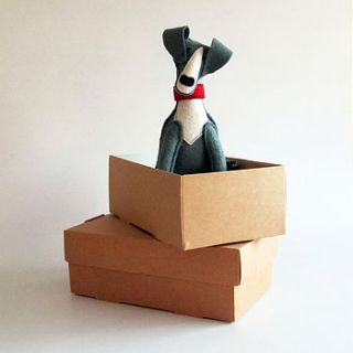 personalised felt dog sculpture by thebigforest