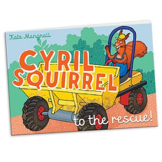 'cyril squirrel to the rescue' mini storybook by cou cou