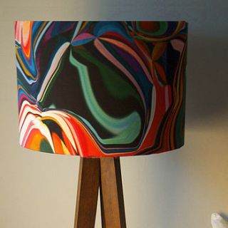 60's pop retro designer drum lampshade by lampara