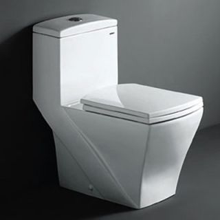 Fresca Salerno Dual Flush Elongated 1 Piece Toilet