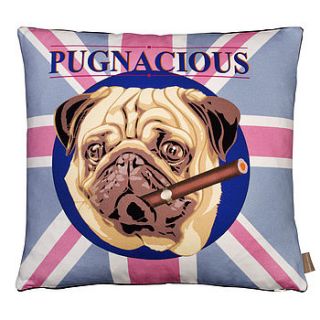 pug cushions by graduate collection