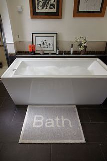 bamboo lined bathmats by hug rug